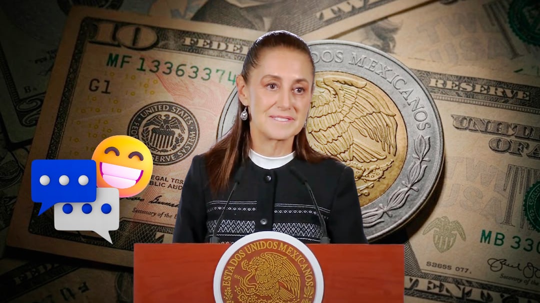 “Increíble”: Sheinbaum reacciona al precio del dólar frente al peso