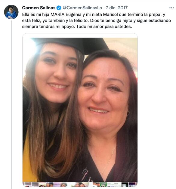 Nietos de Carmen Salinas