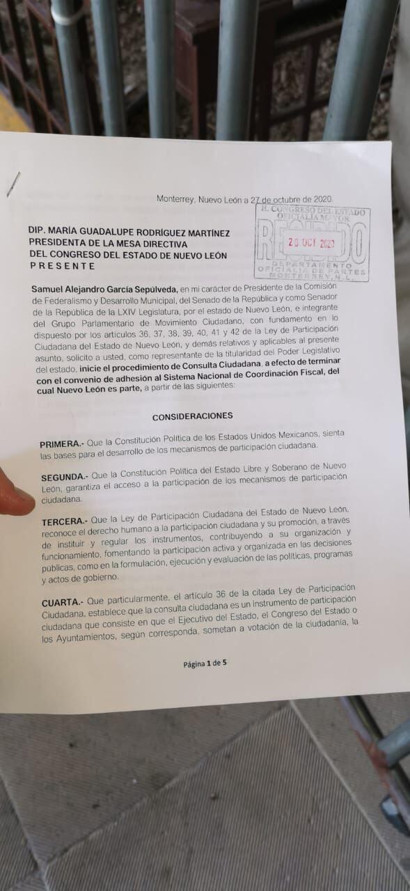 Solicitud de consulta