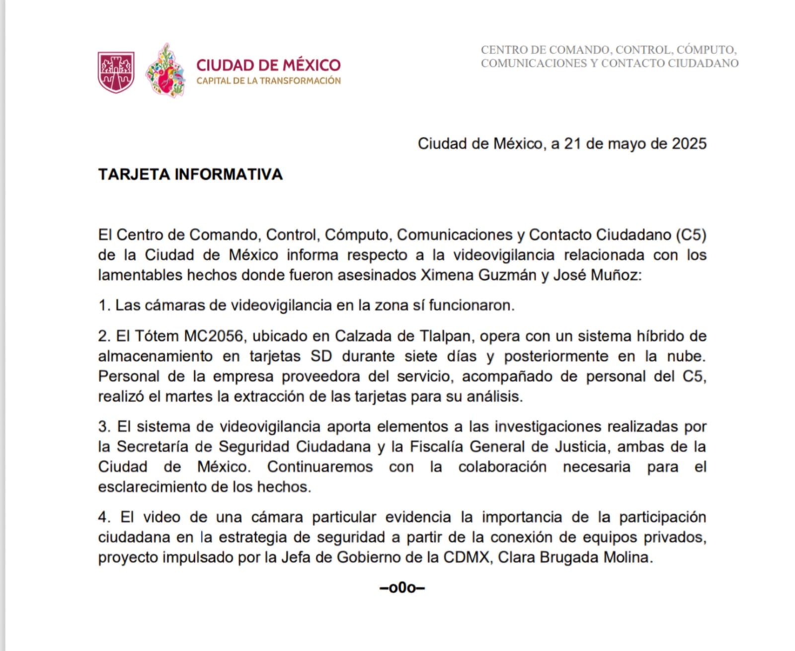 ¿C5 le falló a CDMX? Esto dijo Pablo Vázquez de la cámara que debió captar el ataque a Ximena Guzmán y José Muñoz