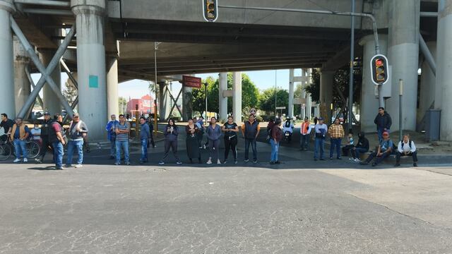 Bloqueo en calzada Ignacio Zaragoza