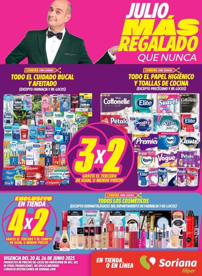 Ofertas Soriana Julio Regalado