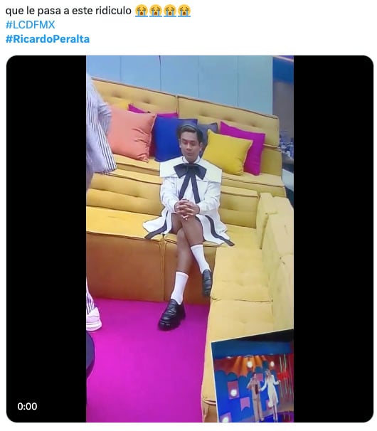 Los memes de Ricardo Peralta por su look en La Casa de los Famosos México 2024