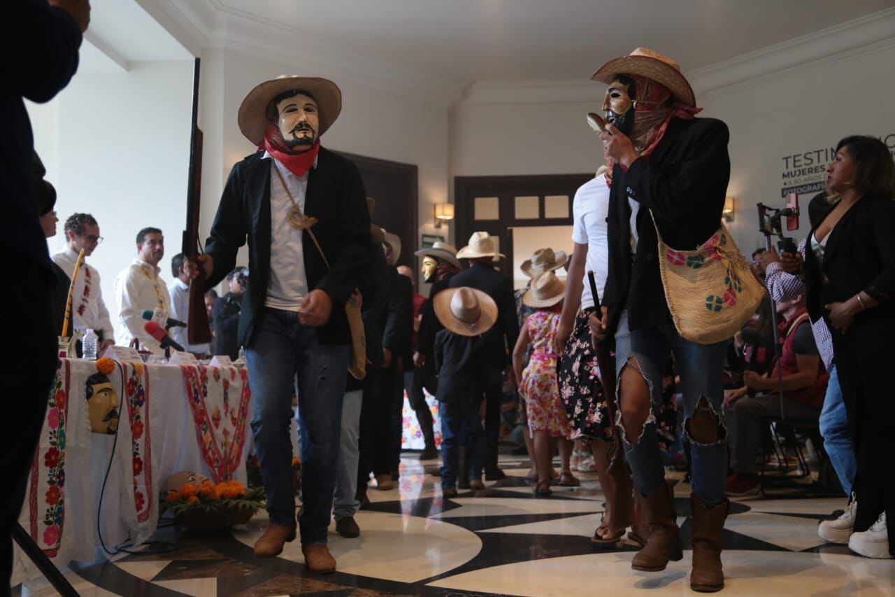 Hidalgo presenta cartelera de Xantolo 2023 en Complejo Cultural Los Pinos