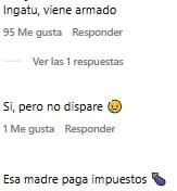 Usuarios comentan la foto de Eduin Caz en el gym.