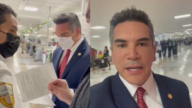 Alejandro Moreno es retenido por segunda ocasión en el AICM