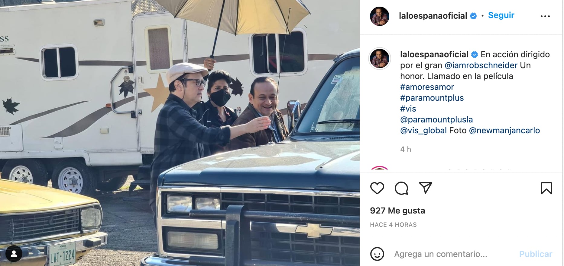 Lalo España y Rob Schneider