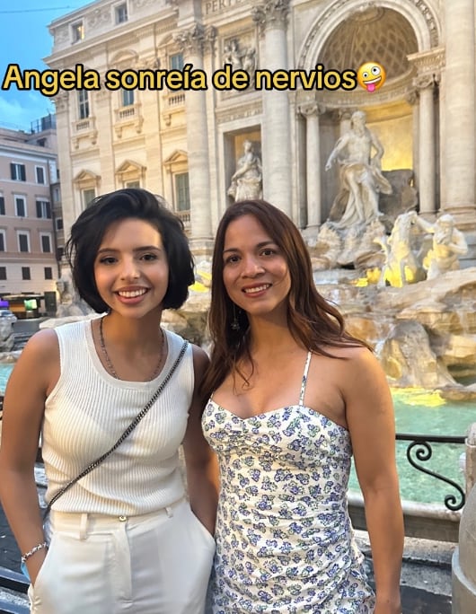 Fotos de Ángela Aguilar y Christian Nodal en Roma