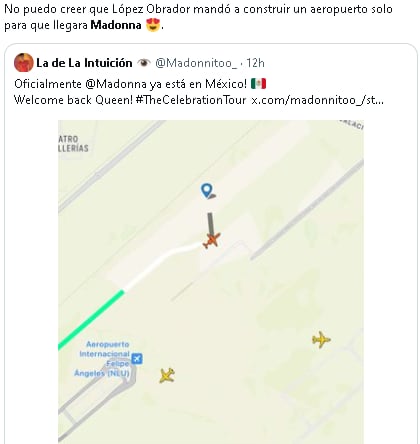 Fans con sus memes emocionados porque Madonna ya está en CDMX.