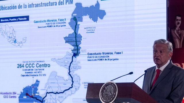 AMLO informa sobre los siete gasoductos en funcionamiento en México