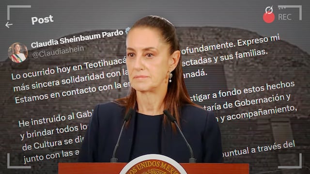 Claudia Sheinbaum lamenta balacera en Teotihuacán