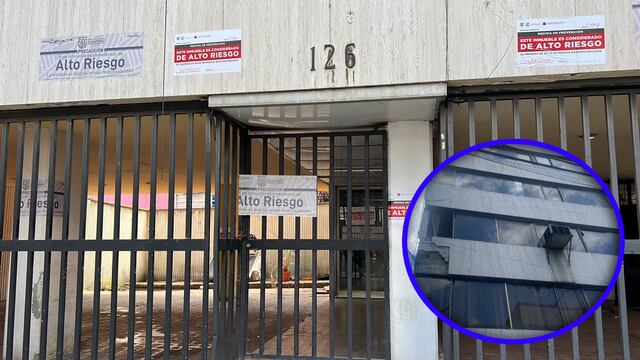 Edificio en Doctor Lucio, colonia Doctores, es clasificado como inmueble de alto riesgo