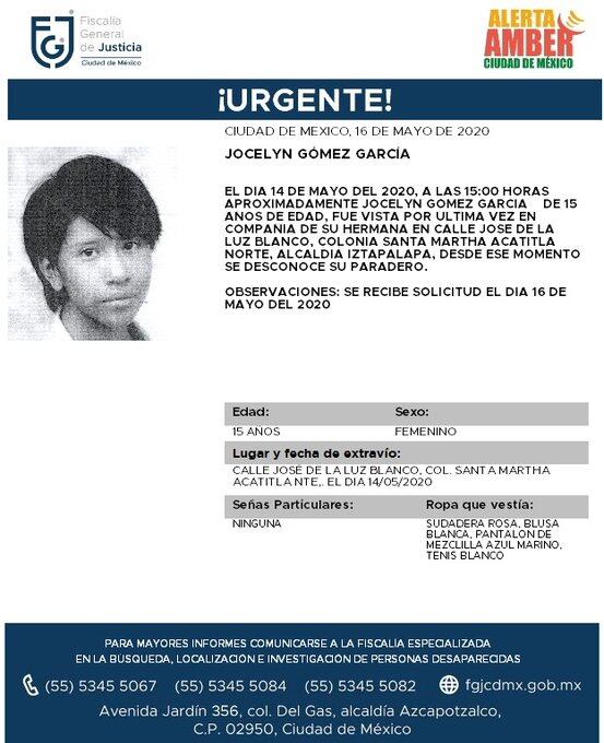 Ficha de búsqueda de Jocelyn.