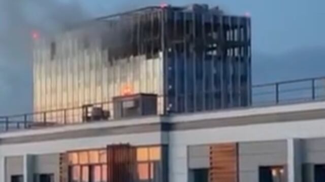 Guerra Rusia Ucrania: dos edificios no residenciales de Moscú fueron atacados por drones