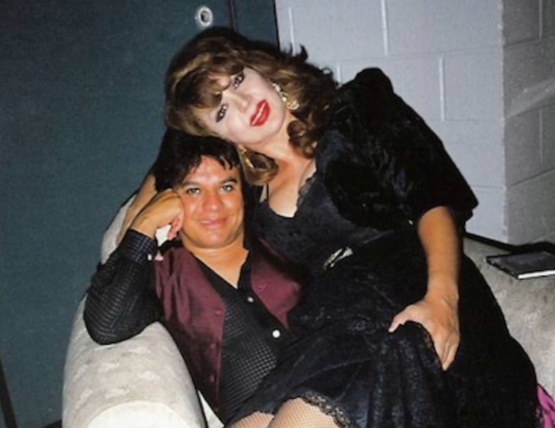 Olga Breeskin y Juan Gabriel