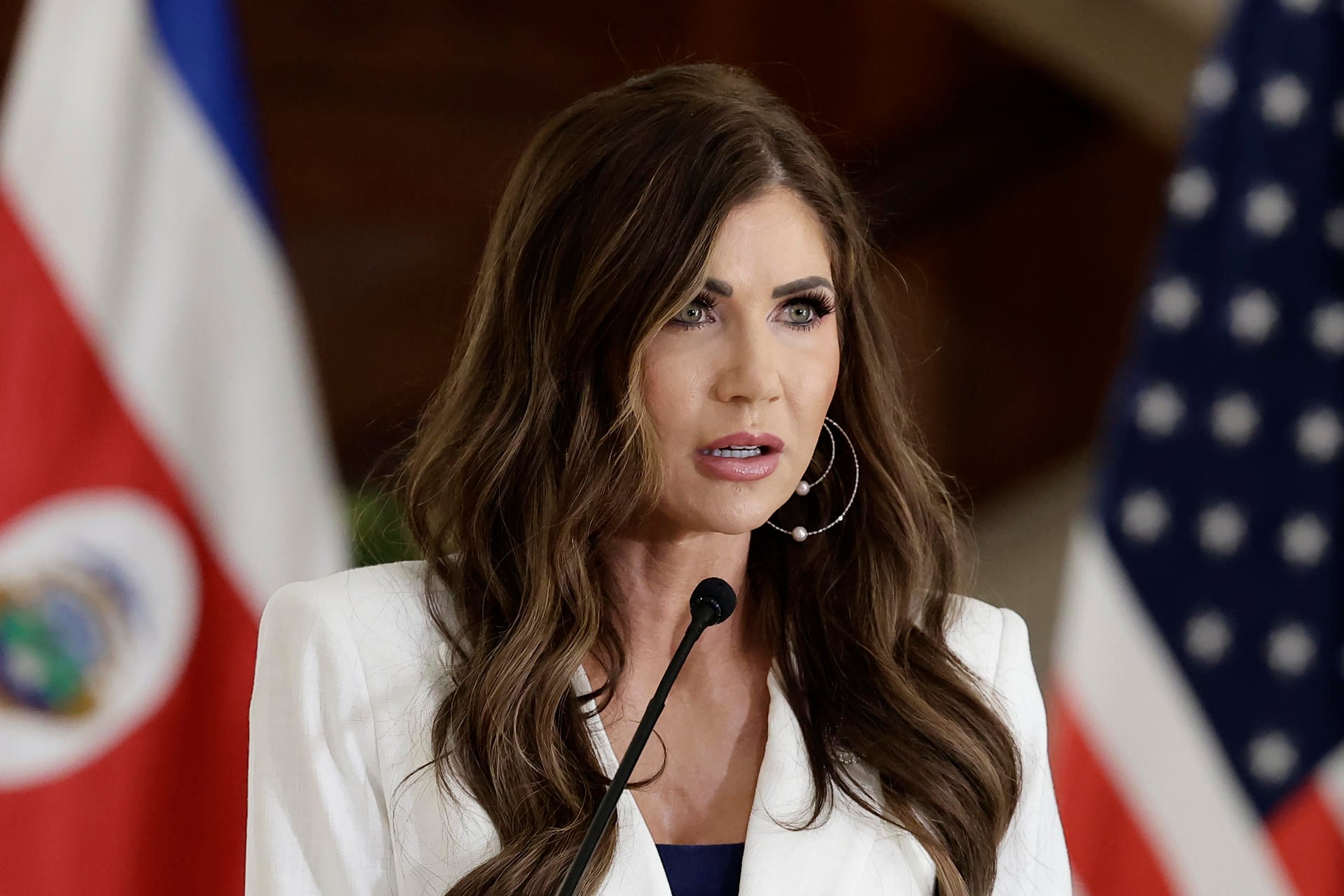 Kristi Noem, titular del Departamento de Seguridad Nacional de Estados Unidos.