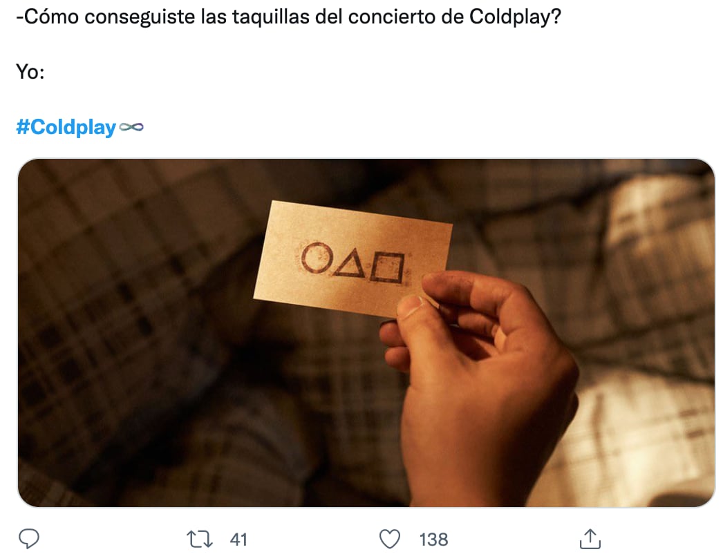 Memes sobre la venta de boletos para el concierto de Coldplay