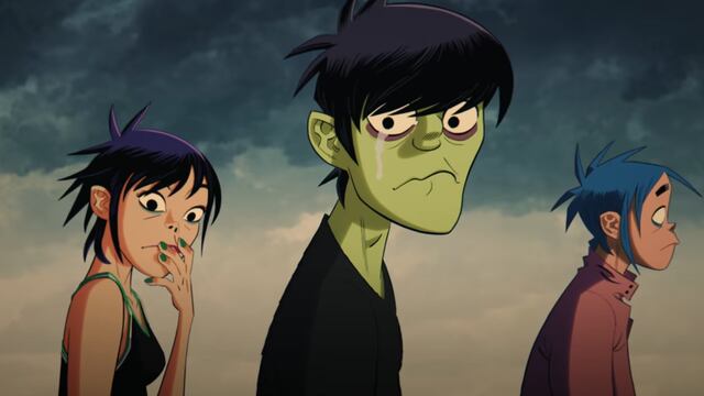Gorillaz en su video musical The Lost Chord
