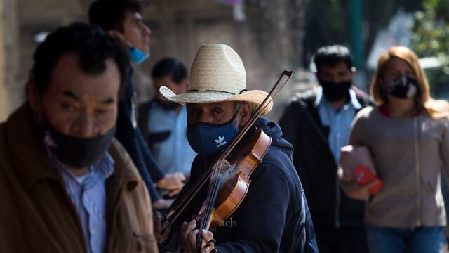 Uso de cubrebocas en México.