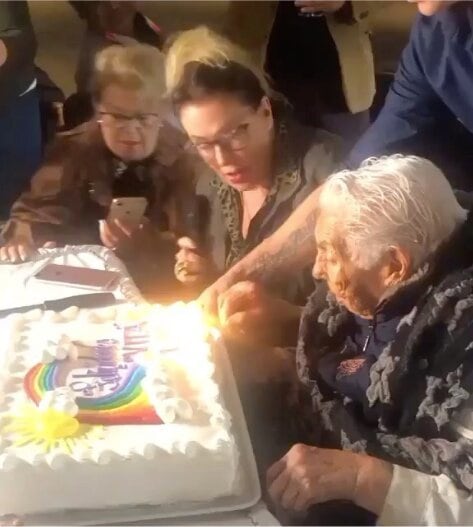 Eva Mange, abuela de Thalía