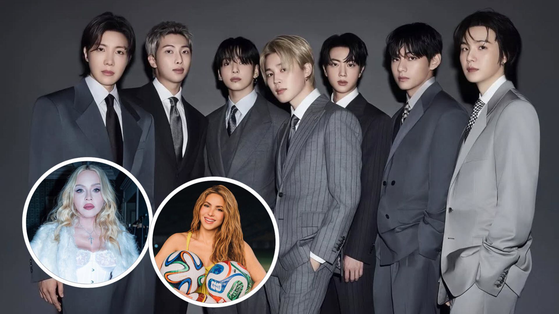 Mundial 2026 tendrá primer show de medio tiempo con BTS, Shakira y Madonna
