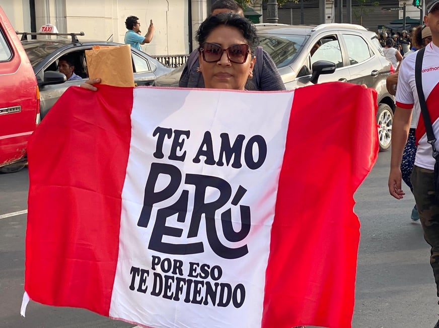 Protesta en Perú. Foto/Plácido Garza