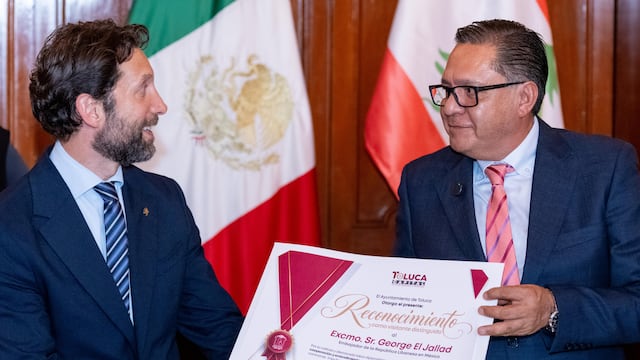 Toluca nombra Visitante Distinguido al embajador de Líbano