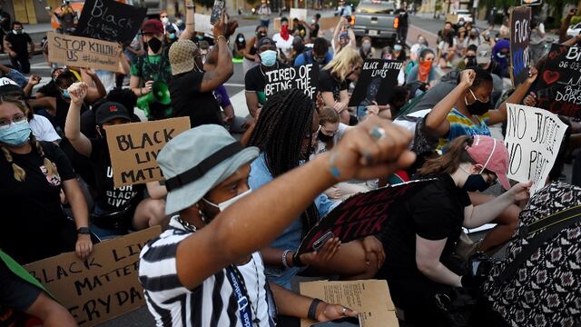 Manifestación por George Floyd