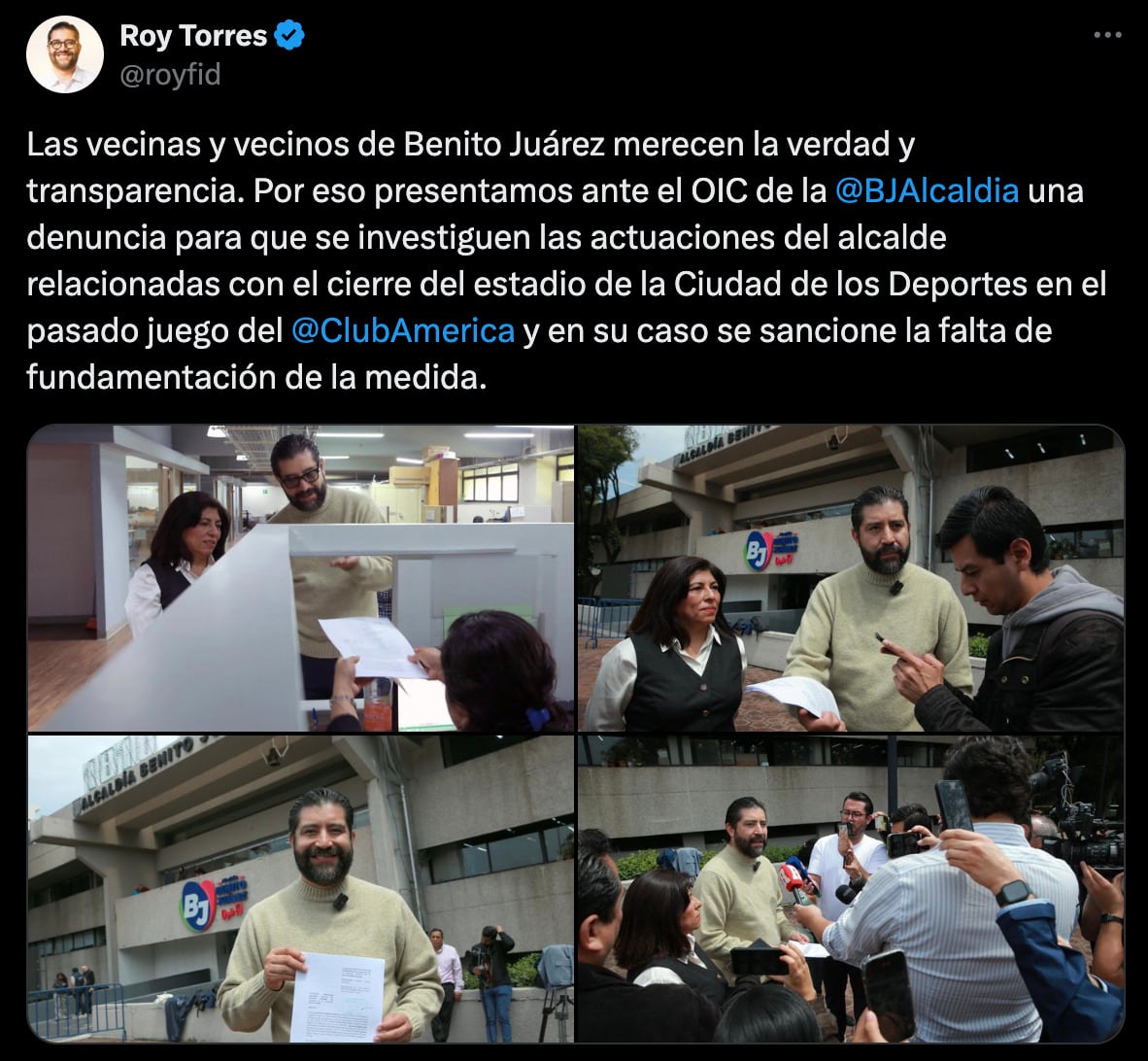 Tuit de Royfid Torres
