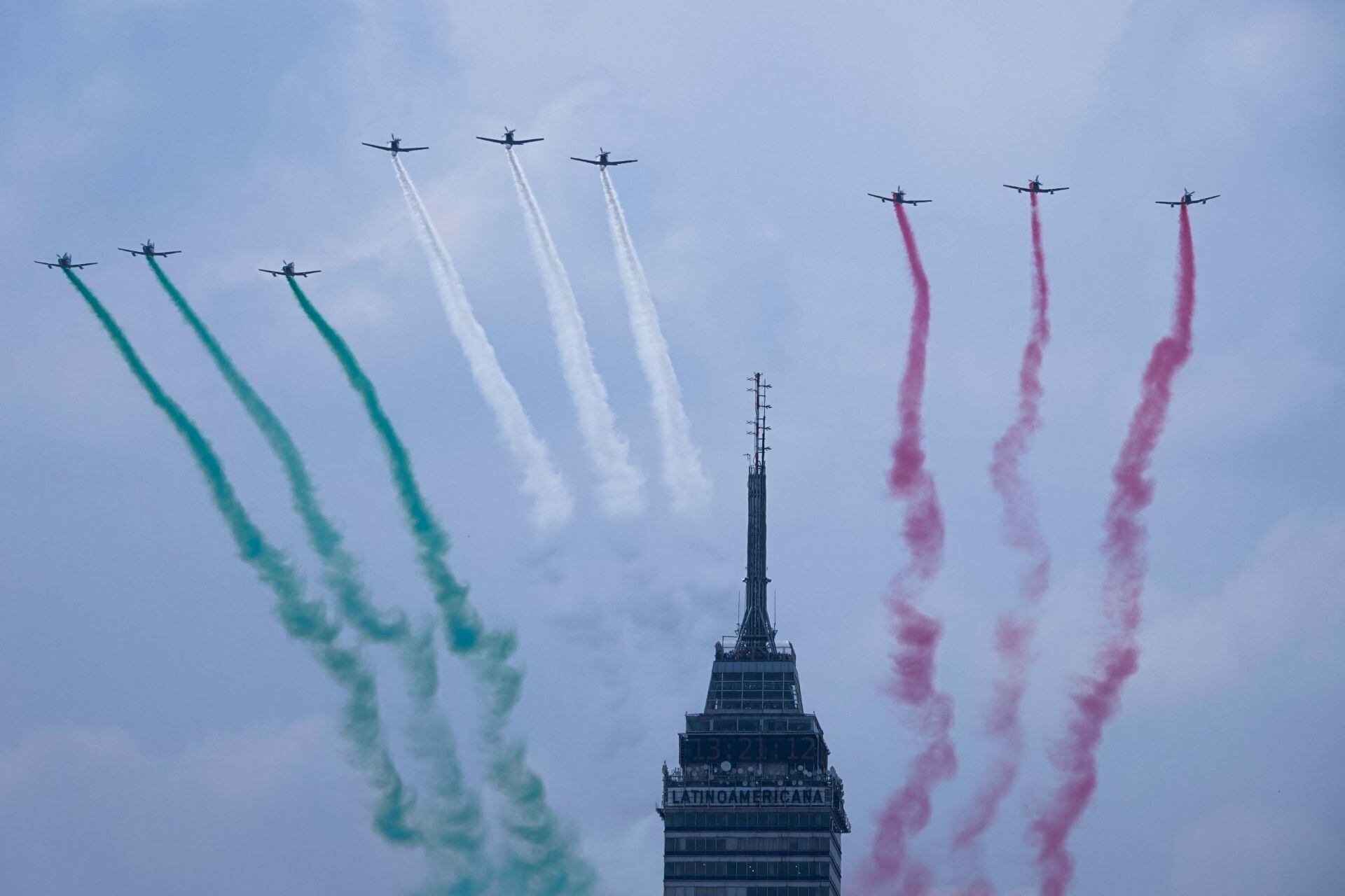 Desfile Militar en el Zócalo capitalino