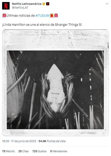 Netflix anuncia a Linda Hamilton en la quinta temporada de Stranger Things