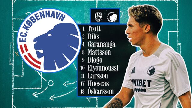 ¡Ya es titular! Rodrigo Huescas debutó con el FC Copenhague; te decimos cómo le fue