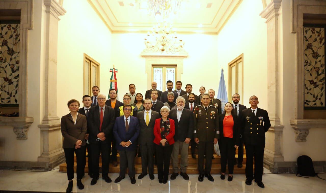 Comité de la ONU con autoridades mexicanas