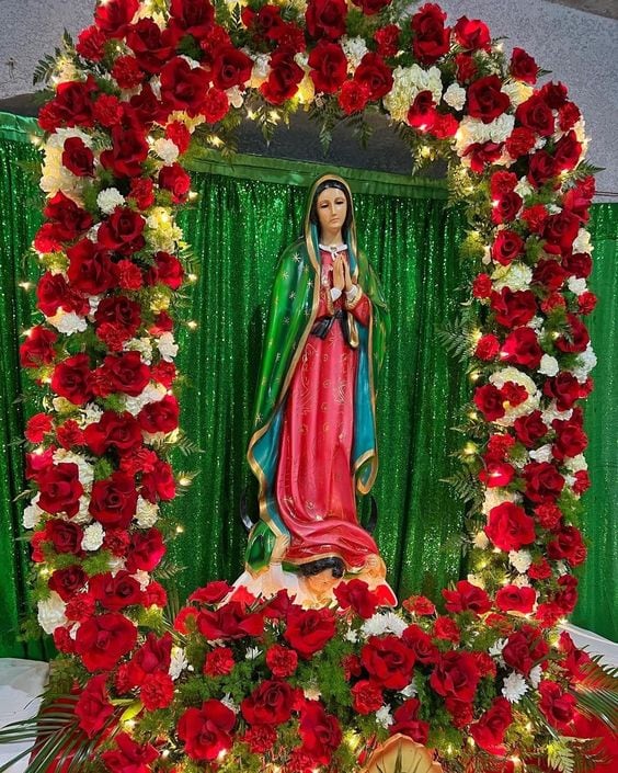 Altar a la Virgen de Guadalupe