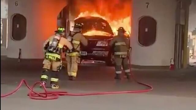 Explosión en el puente internacional.