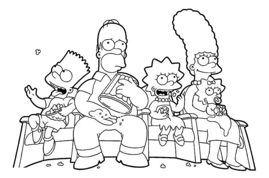 Dibujos Día Mundial de los Simpson