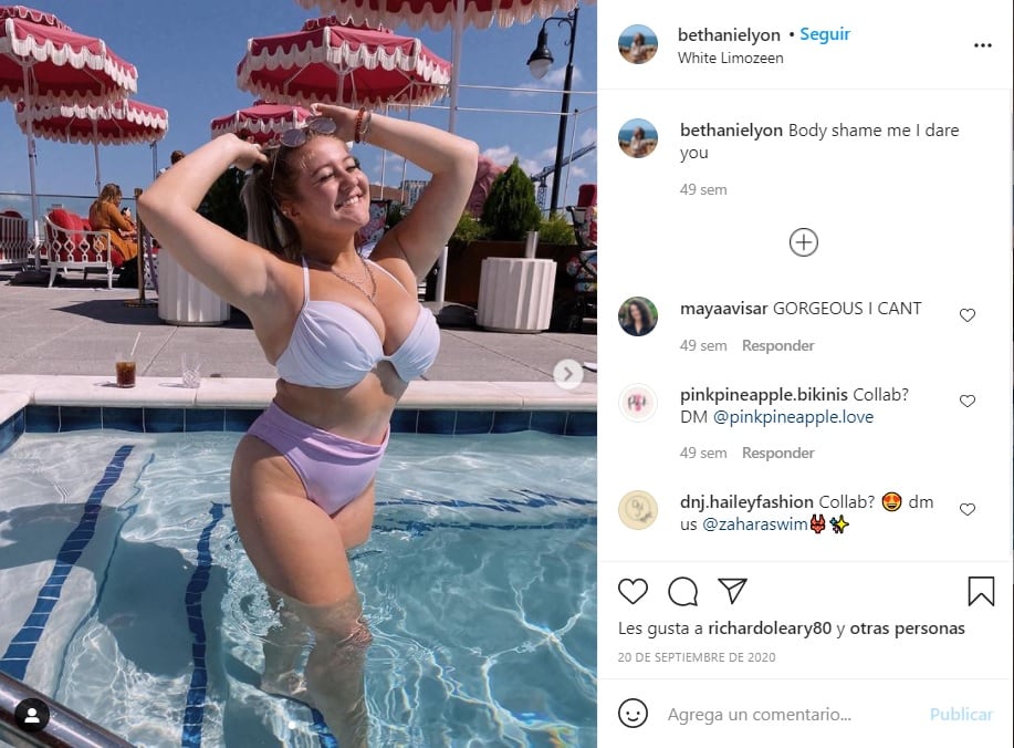 La cantante británica Bethanie Lyon