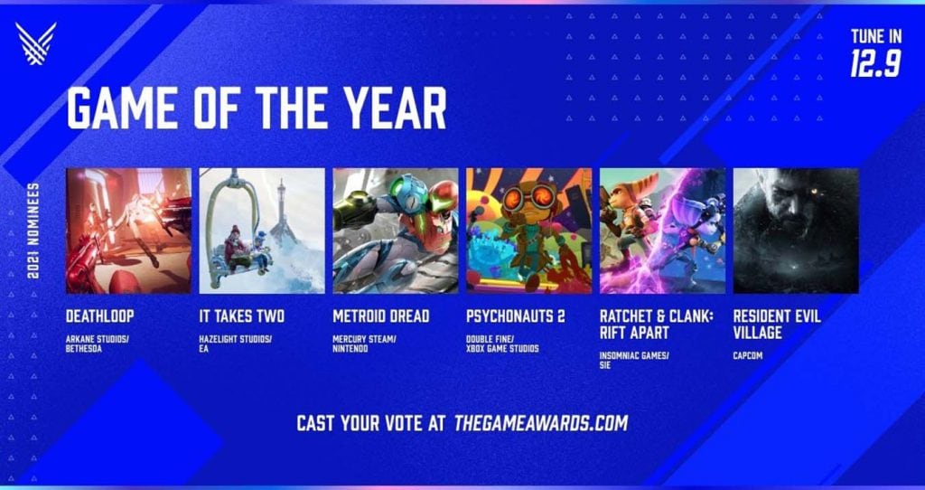 Nominados a Juego del Año The Game Awards 2021