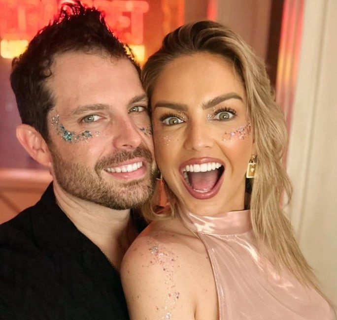 Karla Díaz y su esposo