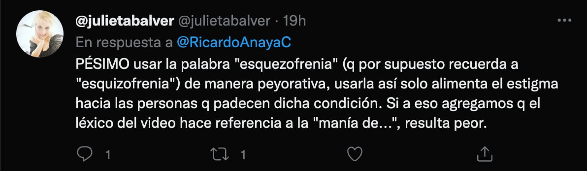 Ricardo Anaya es criticado por burlarse de las personas esquizofrénicas