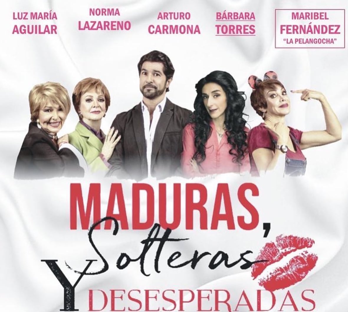 Maribel Fernández en la obra 'Maduras, solteras y desesperadas'