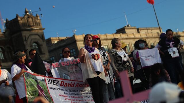 La marcha del 25 de noviembre de 2022 llegó al Zócalo de la CDMX