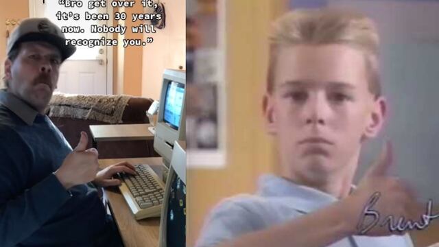 Brent Rambo recrea su meme 30 años después