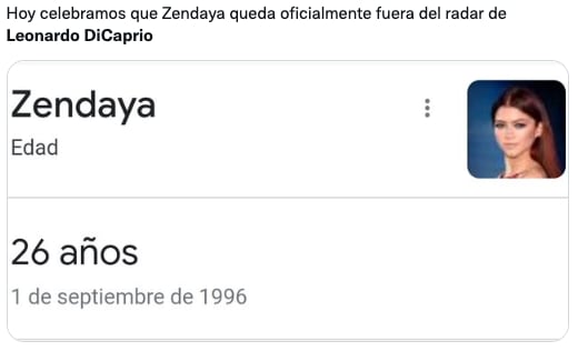 Memes de Leonardo DiCaprio y mujeres de 25 años