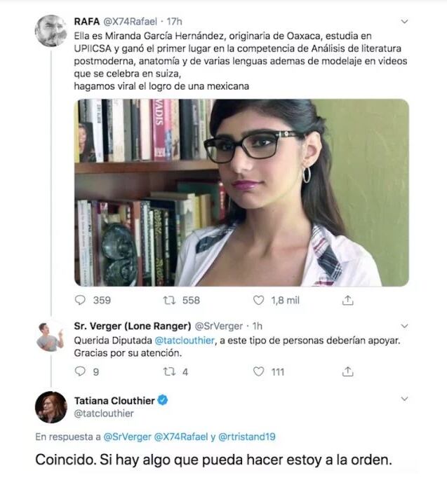 Tatiana Clouthier cayó en una broma