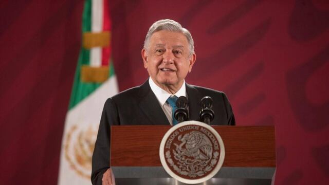 El presidente López Obrador en conferencia de prensa