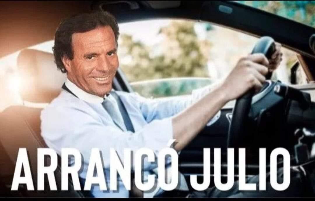 Memes de julio no descansan al clásico Julio Iglesias para darle la bienvenida al séptimo mes