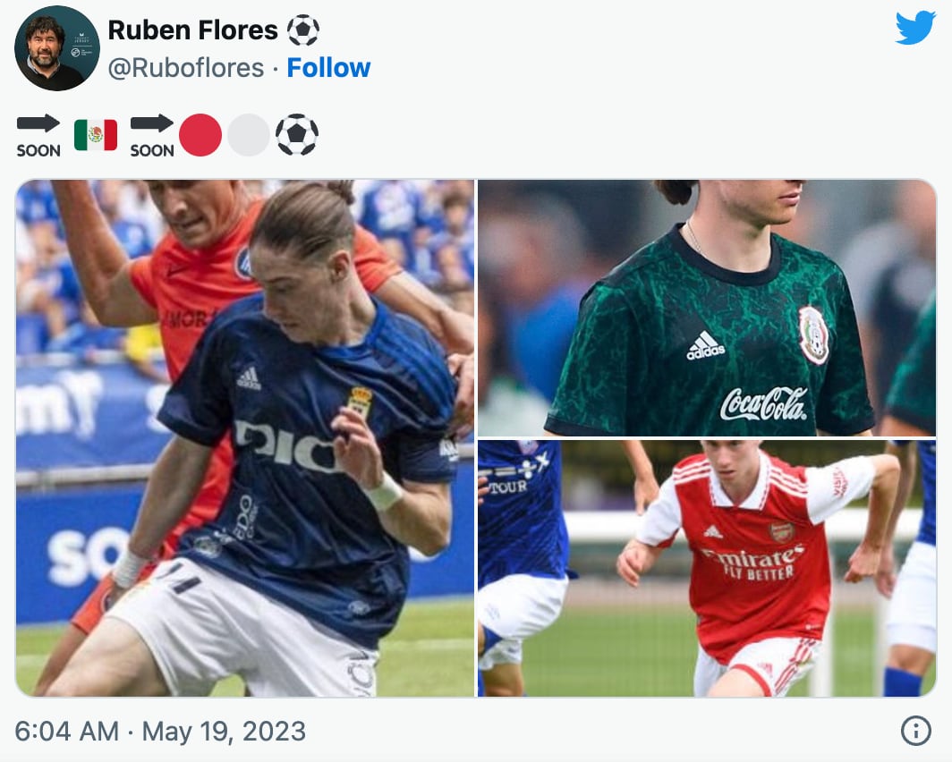 Tuit del padre de Marcelo Flores