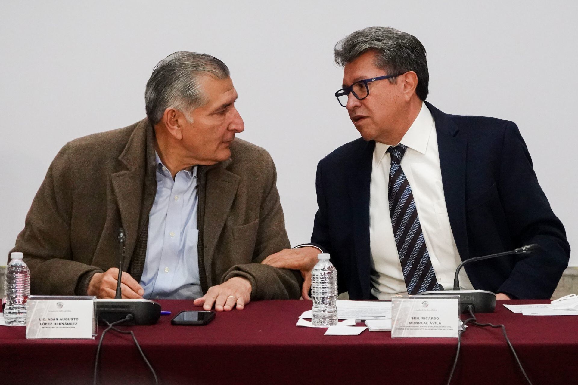 Adán Augusto López y Ricardo Monreal