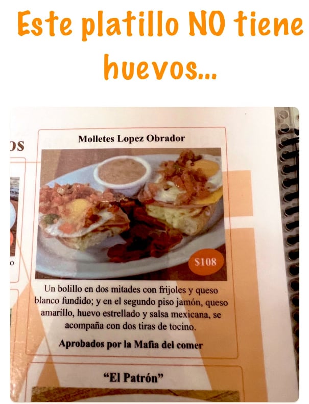 Meme de molletes de López Obrador